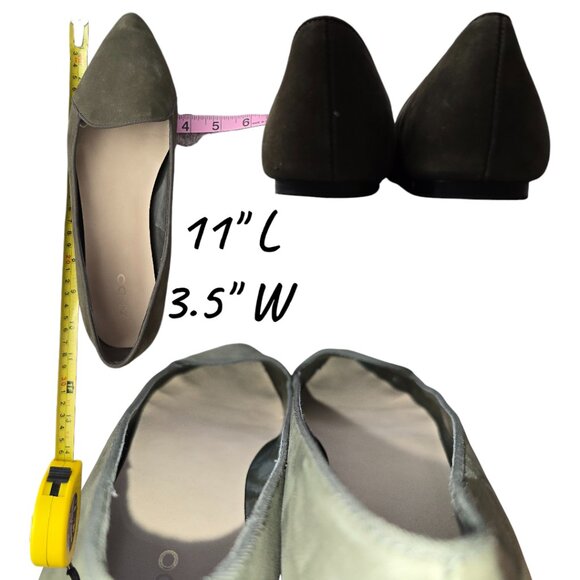 Aldo Ballet Flats for Women Olive Green Size 8.5 - Picture 2 of 4